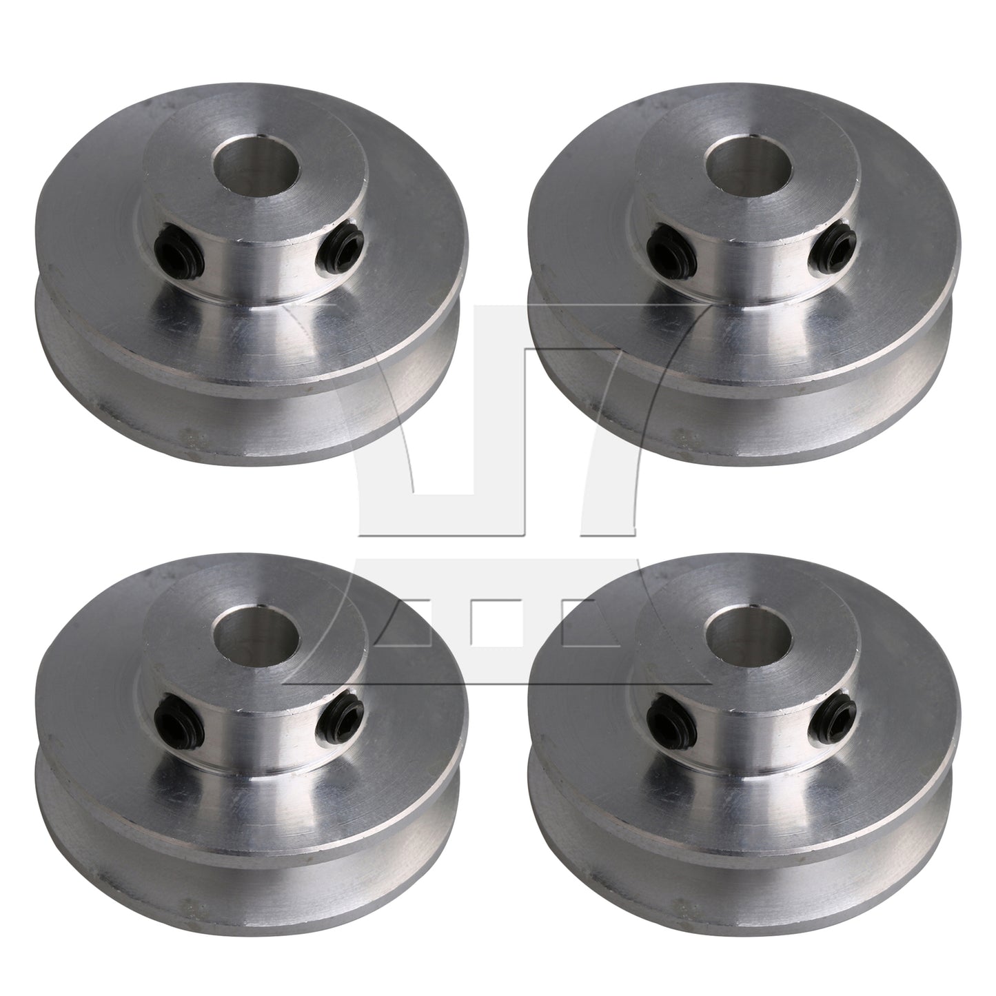 BQLZR Single Groove Pulley 31mm Dia 6mm for Gym Equipment Belt w/ 3.28 ft Belt Set