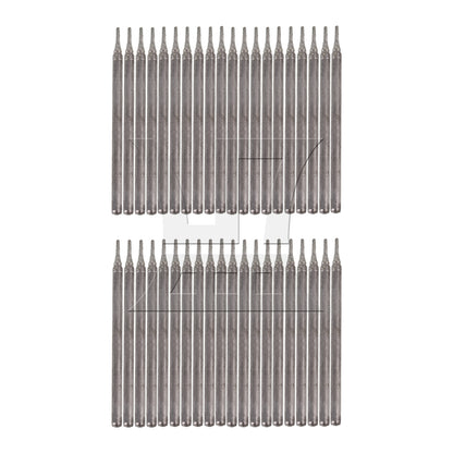 BQLZR Lapidary Gems Diamond Drill Bits Solid Bits 0.8 mm Silver for Repair