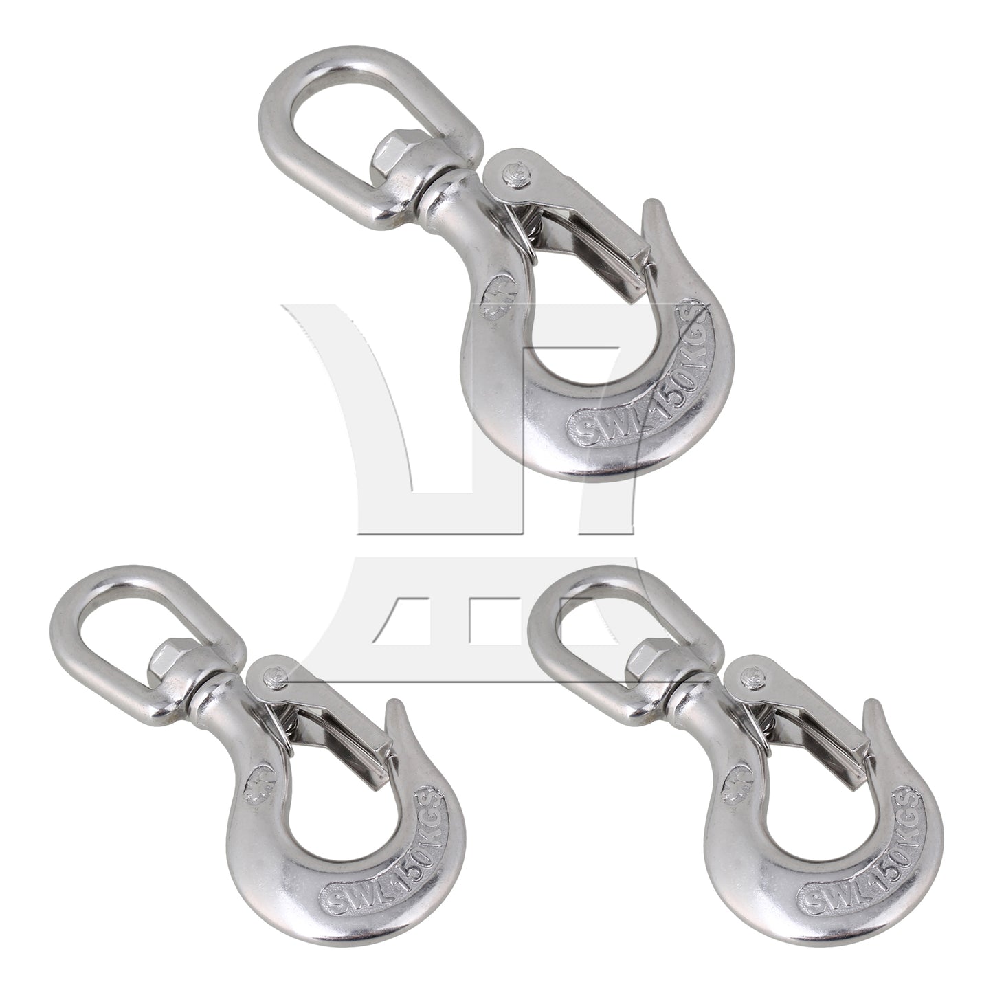 BQLZR  American 304 Stainless Steel Ring Rotary Cargo Hook 150KG