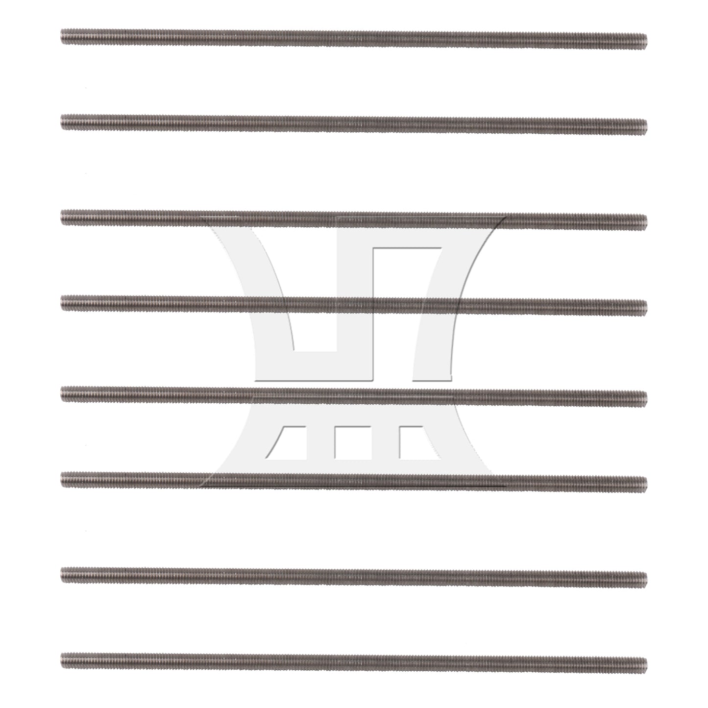 BQLZR Stainless Steel Fully Threaded Rods Bars M8x250mm for Machine Tools