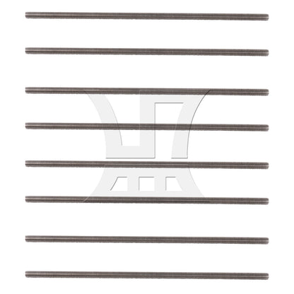 BQLZR Stainless Steel Fully Threaded Rods Bars M8x250mm for Machine Tools