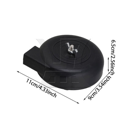 BQLZR 2 Pieces Black Air Intake Filter Silencer Compressor Blower Pump 16mm Diameter