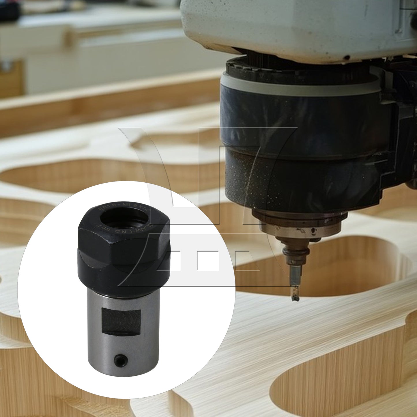 BQLZR ER16 Motor Spindle Extension Rod
