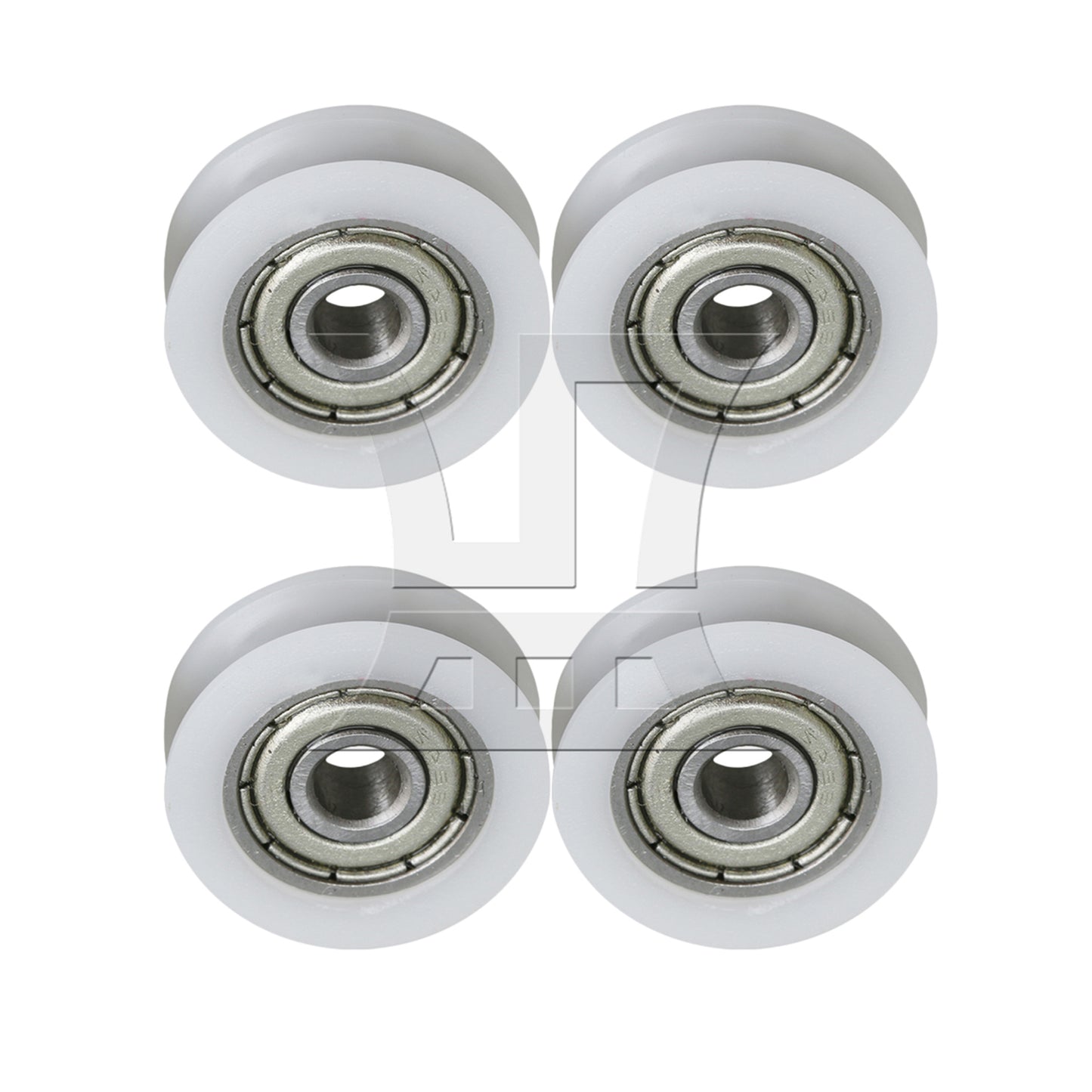 BQLZR U-shape Groove Pulley Wheels Steel Bearing 18mm Diameter 6mm Width