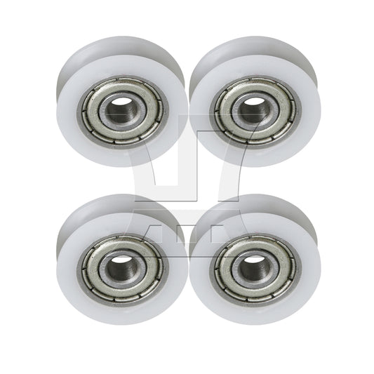 BQLZR U-shape Groove Pulley Wheels Steel Bearing 18mm Diameter 6mm Width