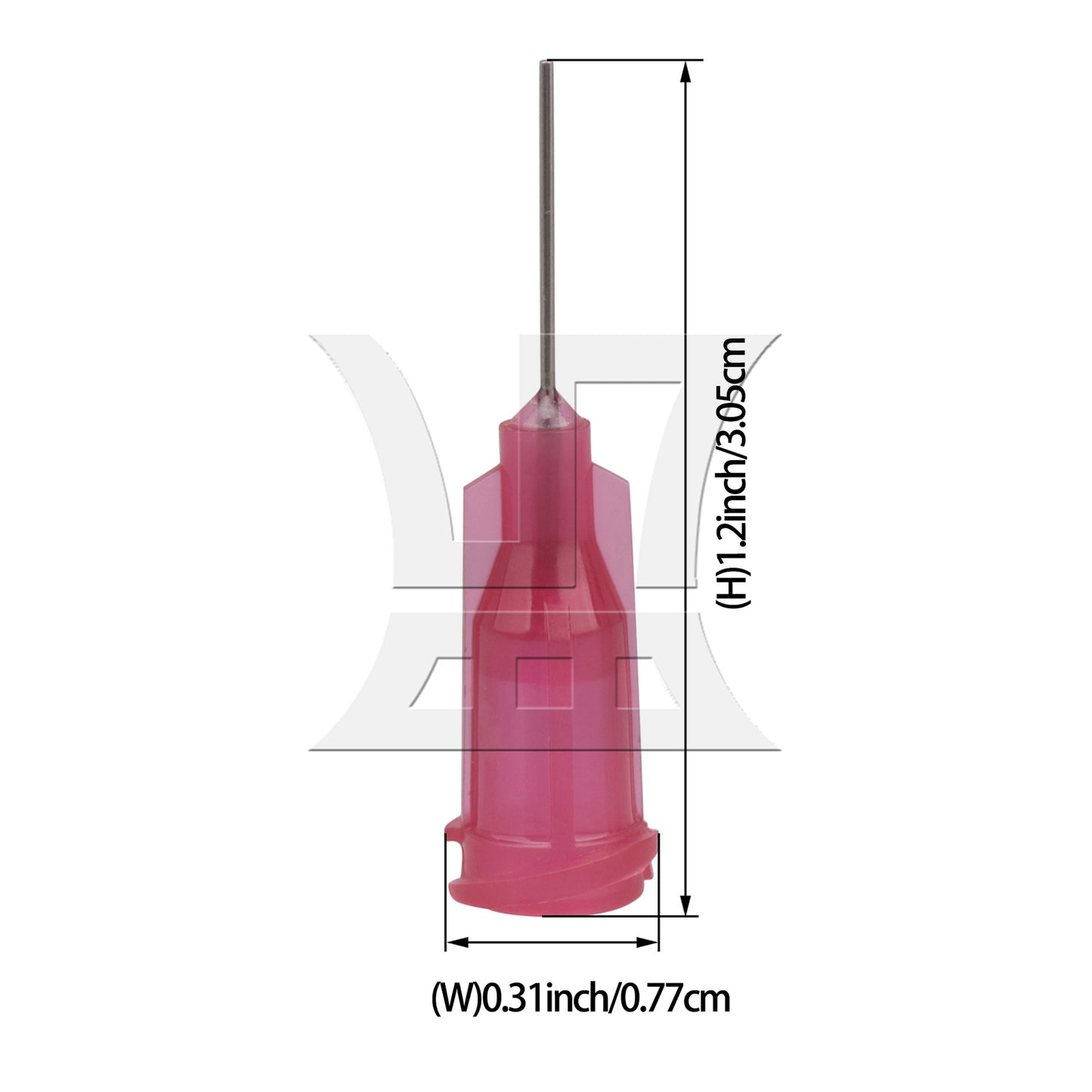 BQLZR 200 Pieces Red Dispensing Blunt Tool 1/2" For Liquid Dispenser Adhesive Glue