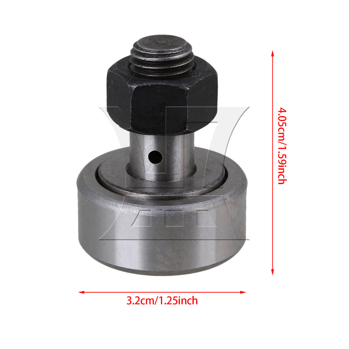 BQLZR 2pcs Cam Follower Track Runner Bearings for Industrial Machine Tools 32mm Dia KR32