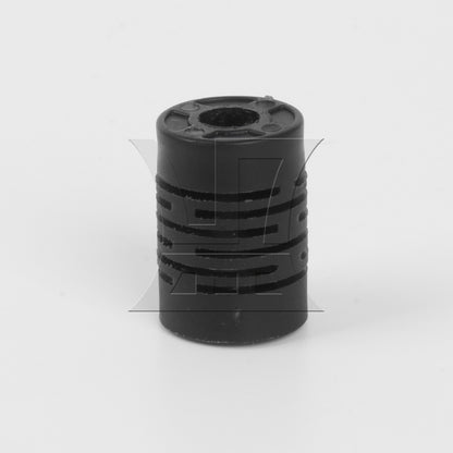BQLZR 10pcs 6x6mm Encoder Coupling D15L21 Black Elastic Coupling Motor Coupler for Driving Shaft