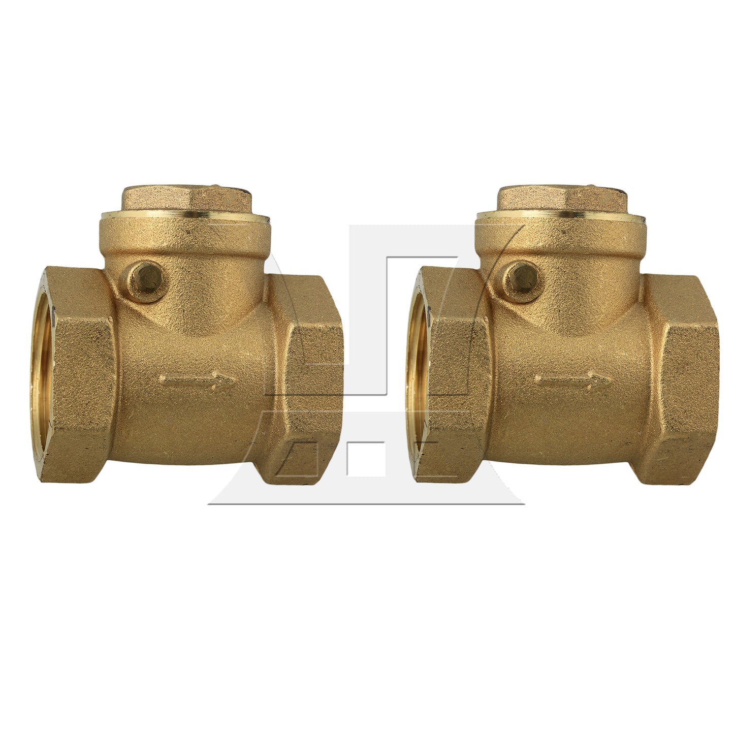BQLZR 1inch Brass Thread Female BSPP Swing Check Valve DN25 with ID 32mm