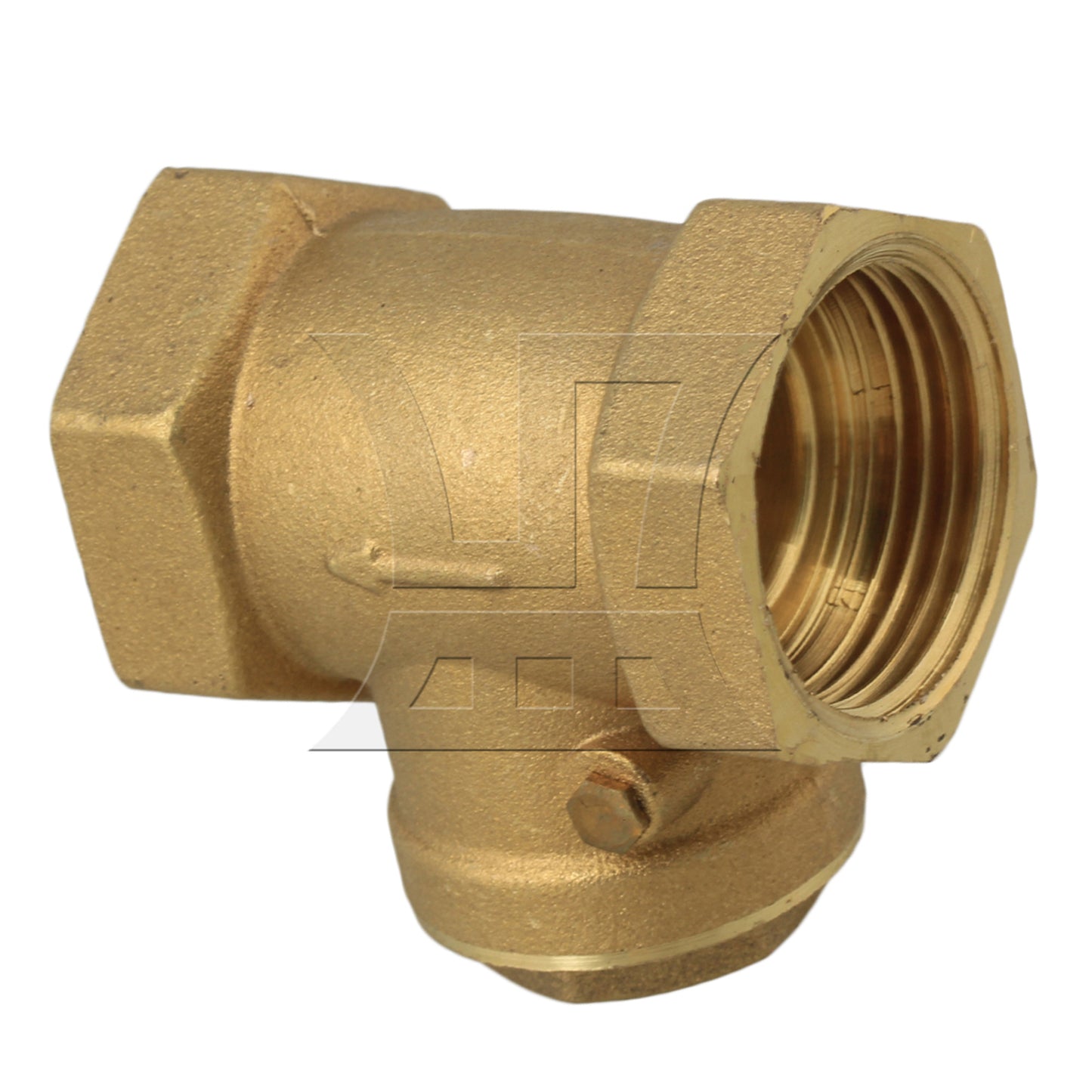 BQLZR 1inch Brass Thread Female BSPP Swing Check Valve DN25 with ID 32mm