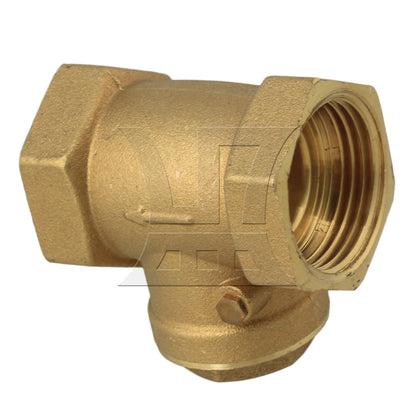 BQLZR 1inch Brass Thread Female BSPP Swing Check Valve DN25 with ID 32mm