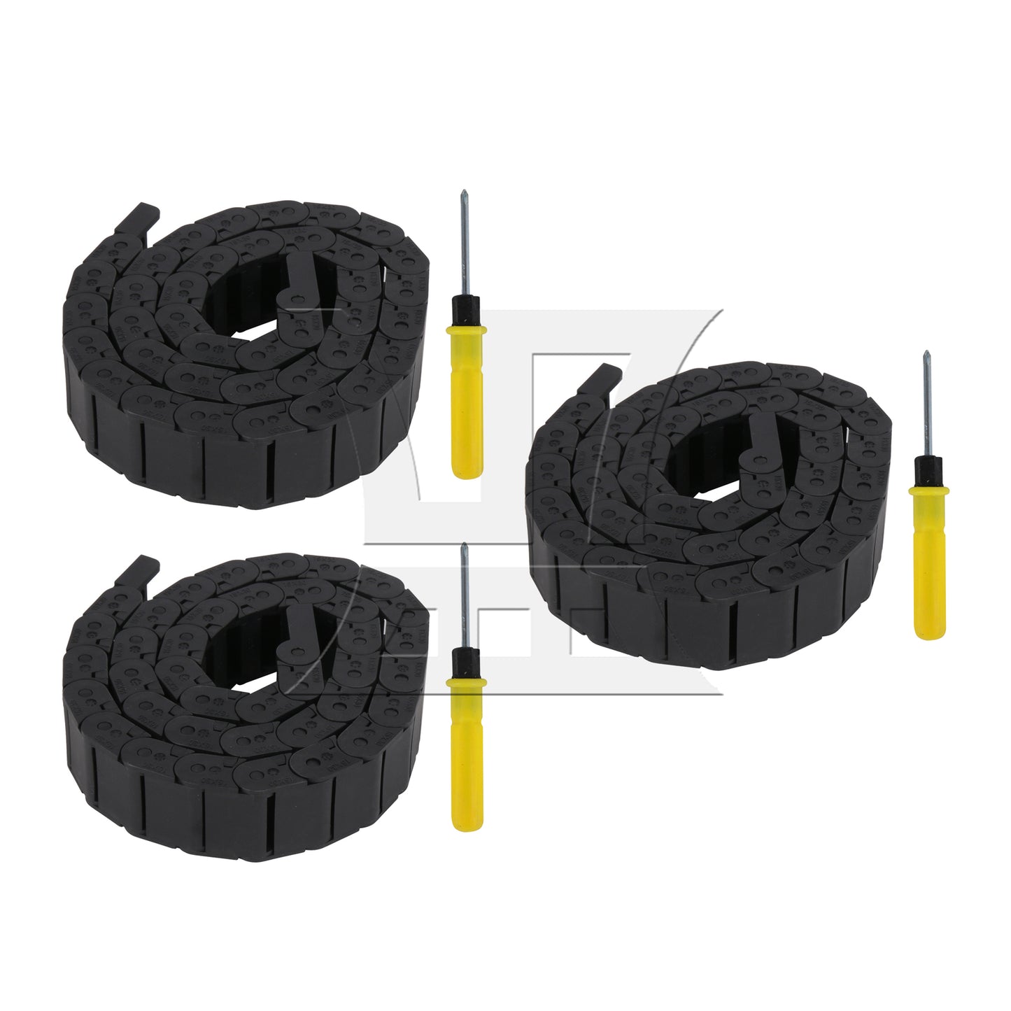 BQLZR Plastic Drag Chain Cable Carrier 1 meter Length R28 Semi-closed Type