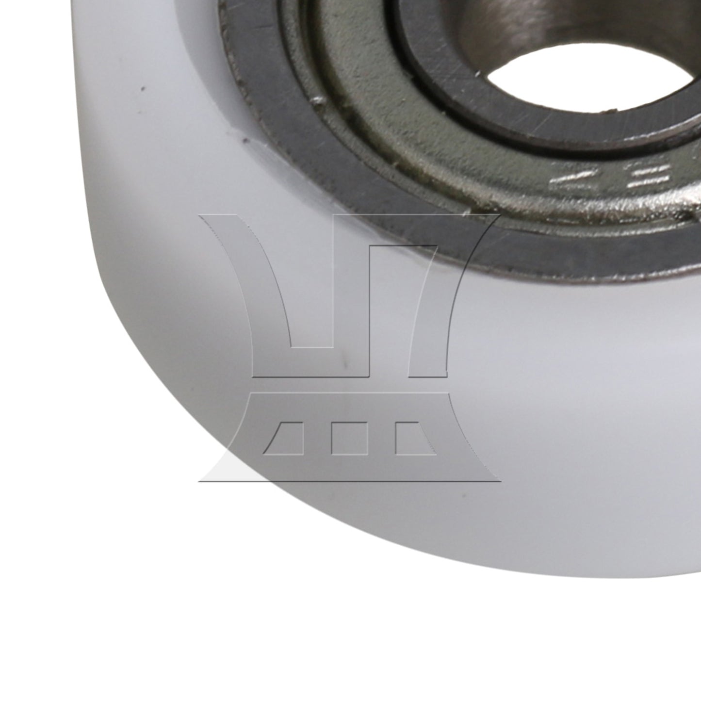 BQLZR 12 Pieces White Ball Bearing Wheel Pulley 0.5x1.9x0.7cm for Furniture Hardware