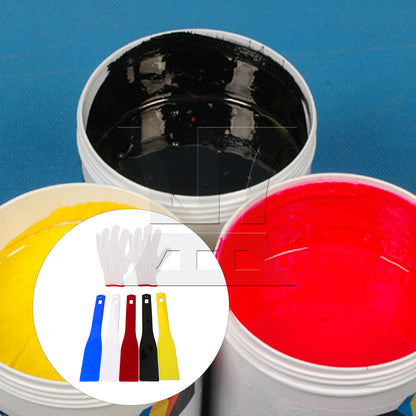 BQLZR 5pcs Printing Ink Spatulas Plastic 295x45mm for Removing Ink From Screen