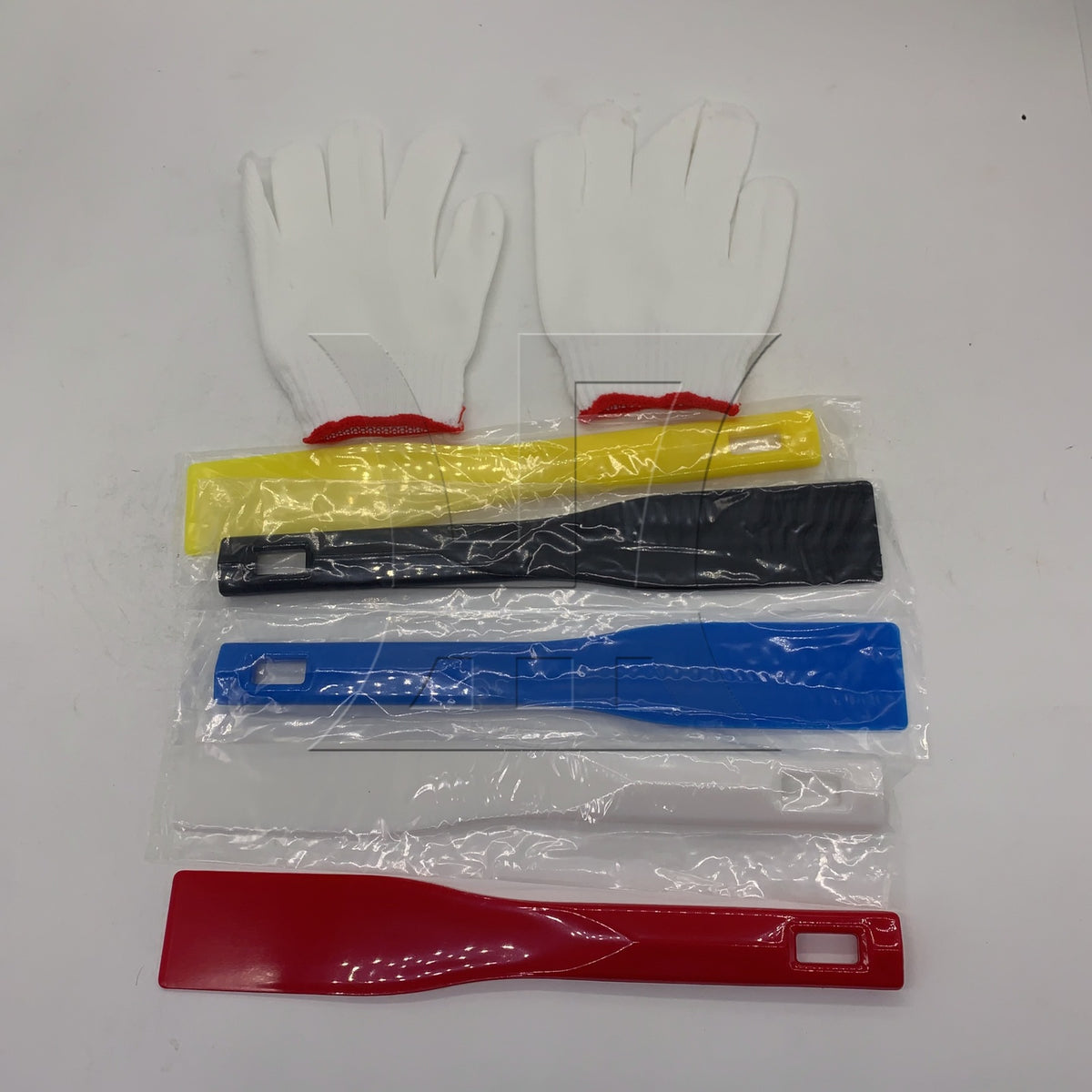BQLZR 5pcs Printing Ink Spatulas Plastic 295x45mm for Removing Ink From Screen