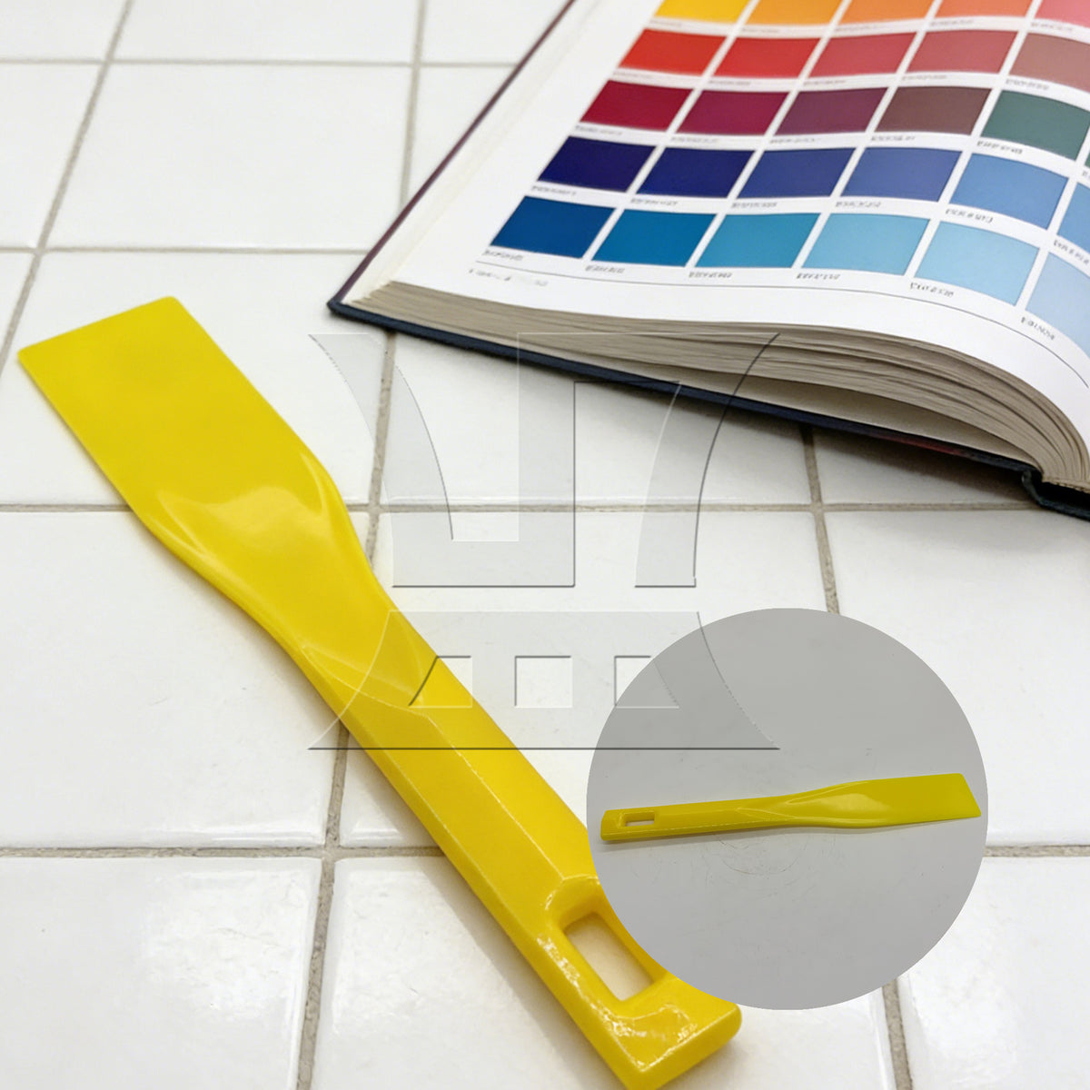 BQLZR 5pcs Printing Ink Spatulas Plastic 295x45mm for Removing Ink From Screen