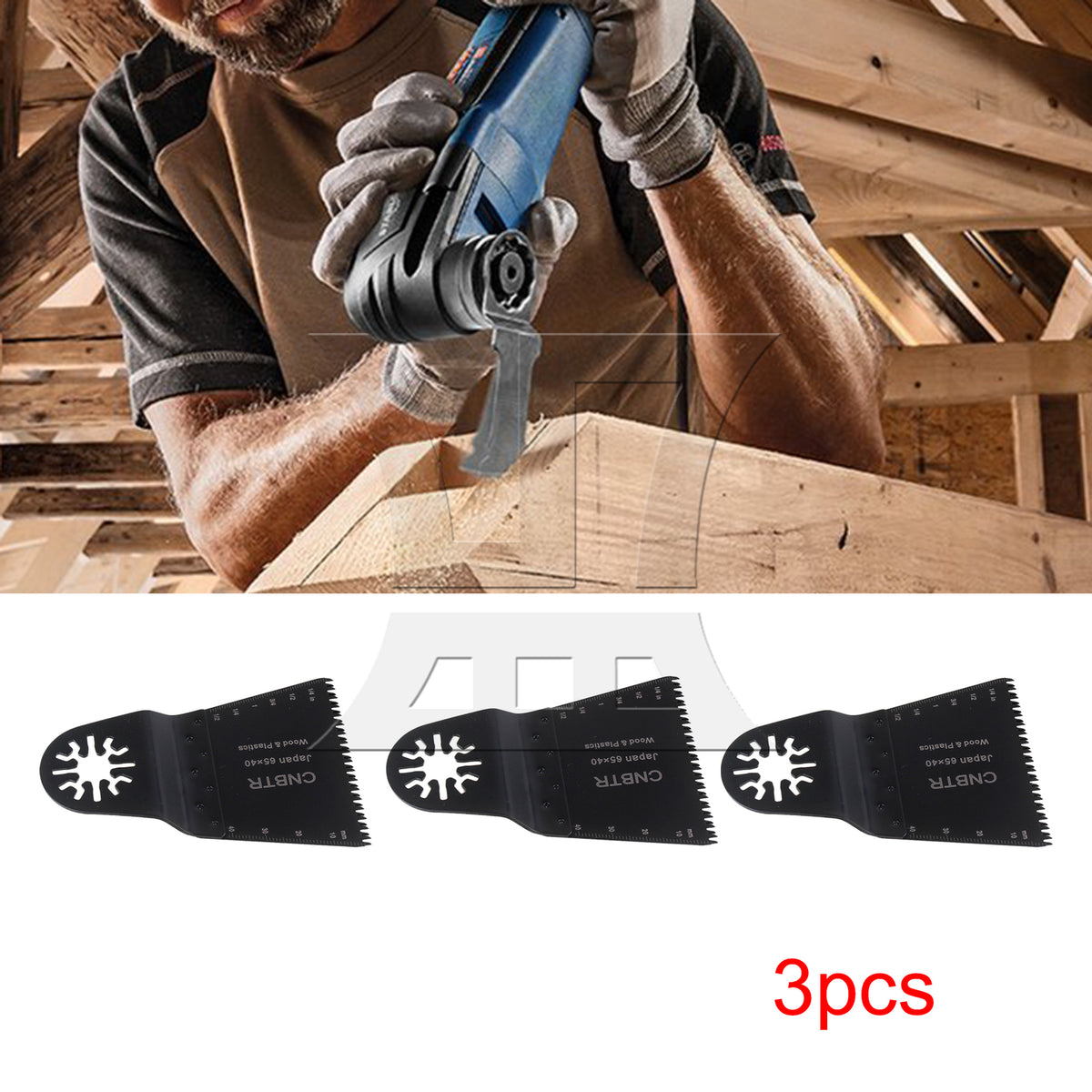 BQLZR 1 Set Of 3-Piece Oscillation Tools For Soft Metal