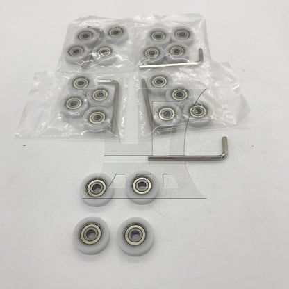 BQLZR 626ZZ 0.6x2.6x0.8cm Guide Pulley Rail Ball Bearing Wheels for Door