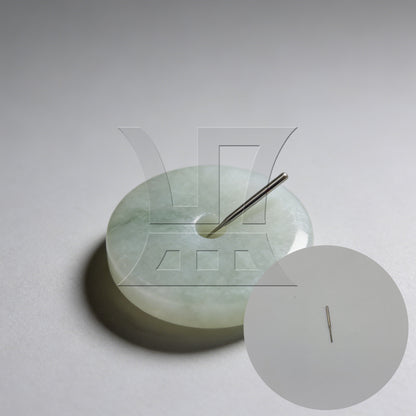 BQLZR Lapidary Coated Solid Bits Gems Drilling Bits 1mm Silver
