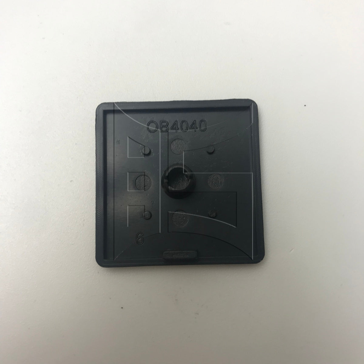 BQLZR 2pcs Extrusion End Cap 40x40mm Plastic for Mountaineering Platforms