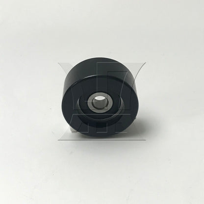 BQLZR 2pcs Flat-Groove Bearing Pulley Wheel Black 8x40x20mm Black for Furniture Hardware Accessories