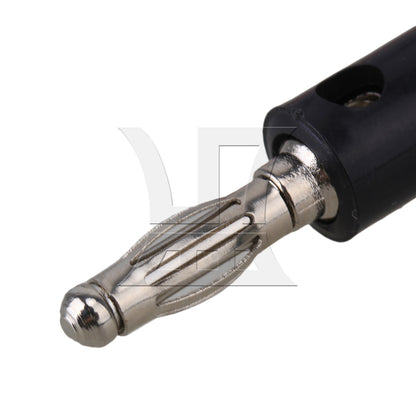 BQLZR 200 Pieces Multimeter Probe Banana Plug Male Screw Type Connectors 0.157inch
