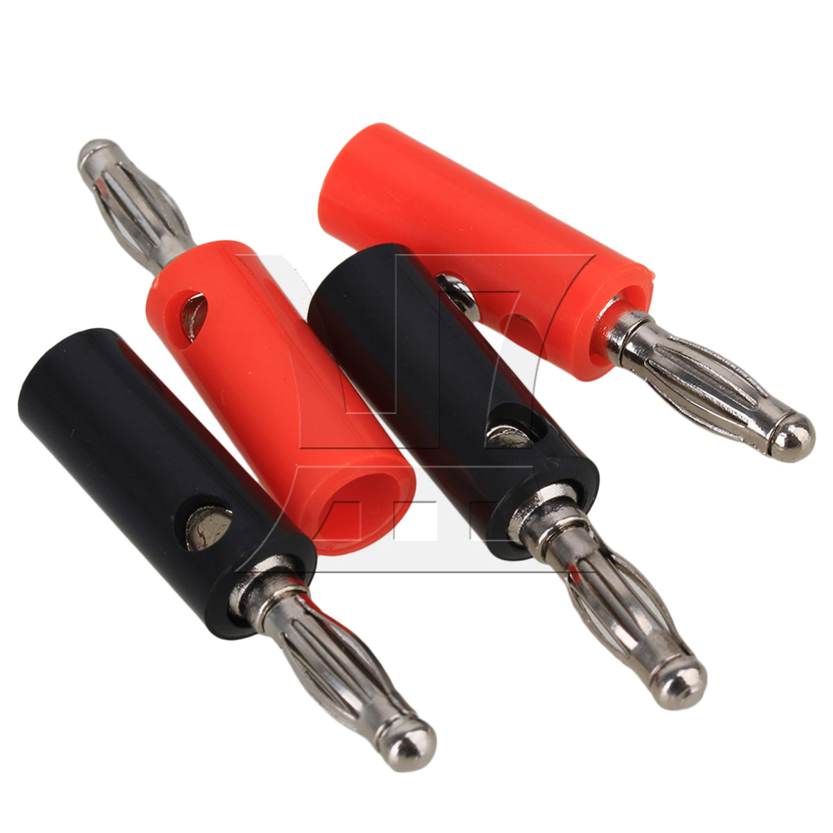 BQLZR 200 Pieces Multimeter Probe Banana Plug Male Screw Type Connectors 0.157inch