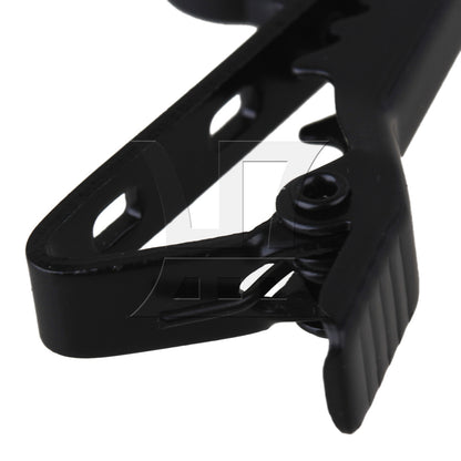 BQLZR 10 Pieces Metal 6mm EY-J02A Microphone Clip for Recording Microphone Black