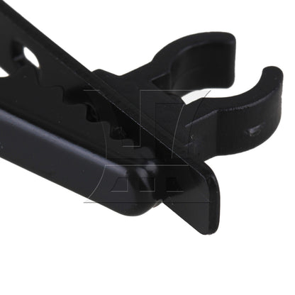 BQLZR 10 Pieces Metal 6mm EY-J02A Microphone Clip for Recording Microphone Black