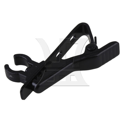 BQLZR 10 Pieces Metal 6mm EY-J02A Microphone Clip for Recording Microphone Black