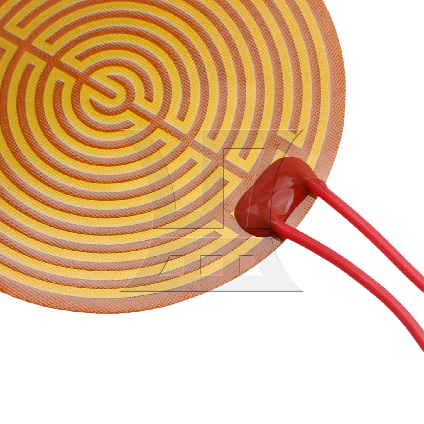 BQLZR 12V 13W Flexible Heater Plate Adhesive PI Heating Pad 70mm Diameter Round