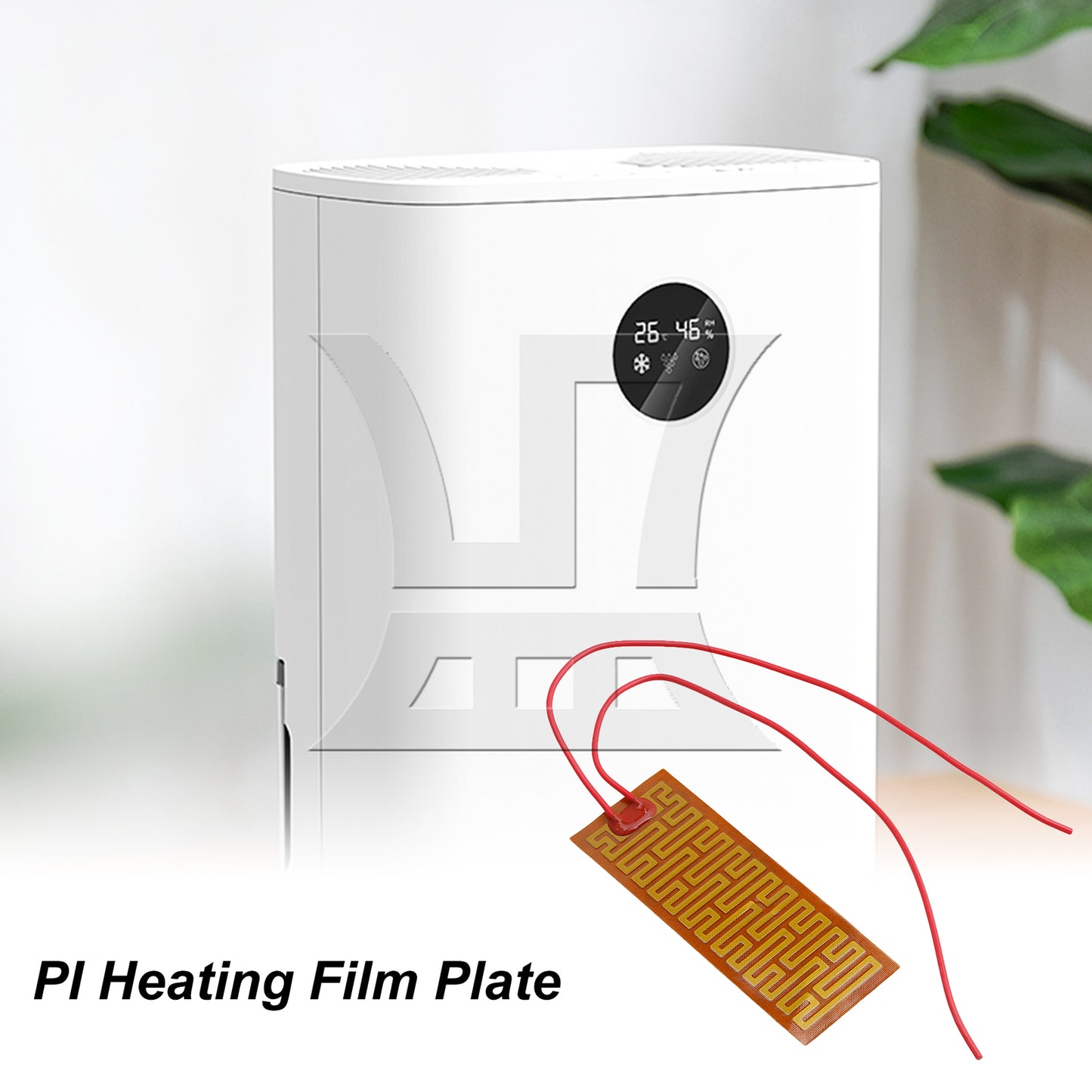 BQLZR 12V 10W Flexible PI Heating Thin Film Pad Adhesive Plastic Heater Plate