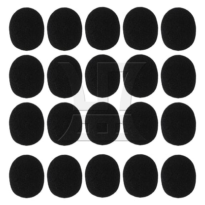 BQLZR EY-M05 Headset Microphone Wind Shield Foam Mic 8mm Dia BQLZR Black