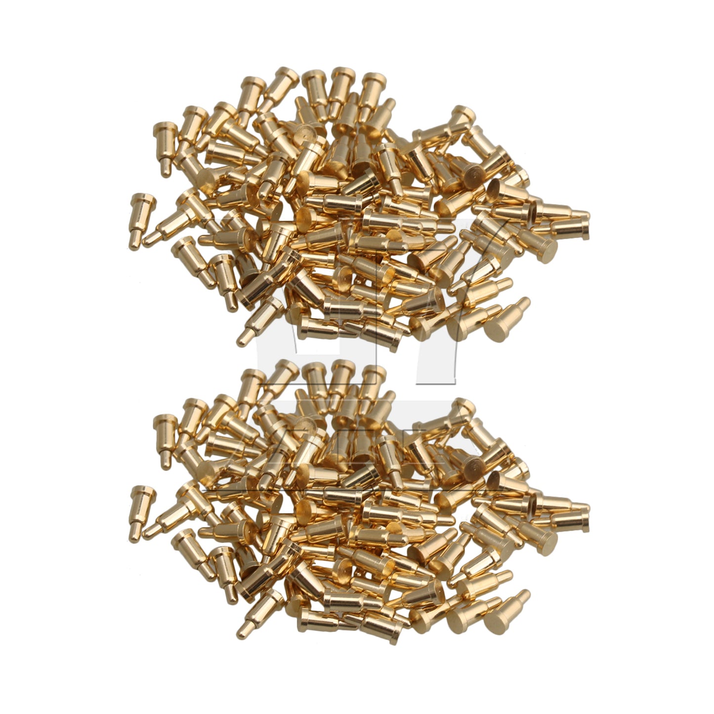 BQLZR D2xH4.5mm Gold Plating Copper Spring Thimble Pogo Pins Probe Connectors