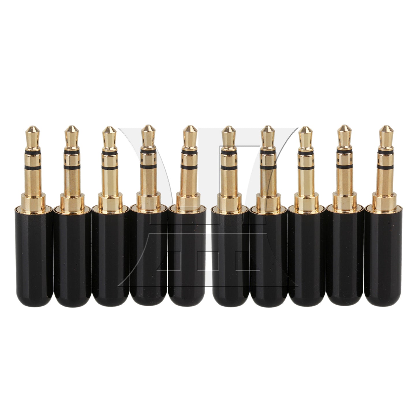 BQLZR  3.5mm 1/8" Stereo 3-pole Gold Plug A/V Connector Copper Mini Jack