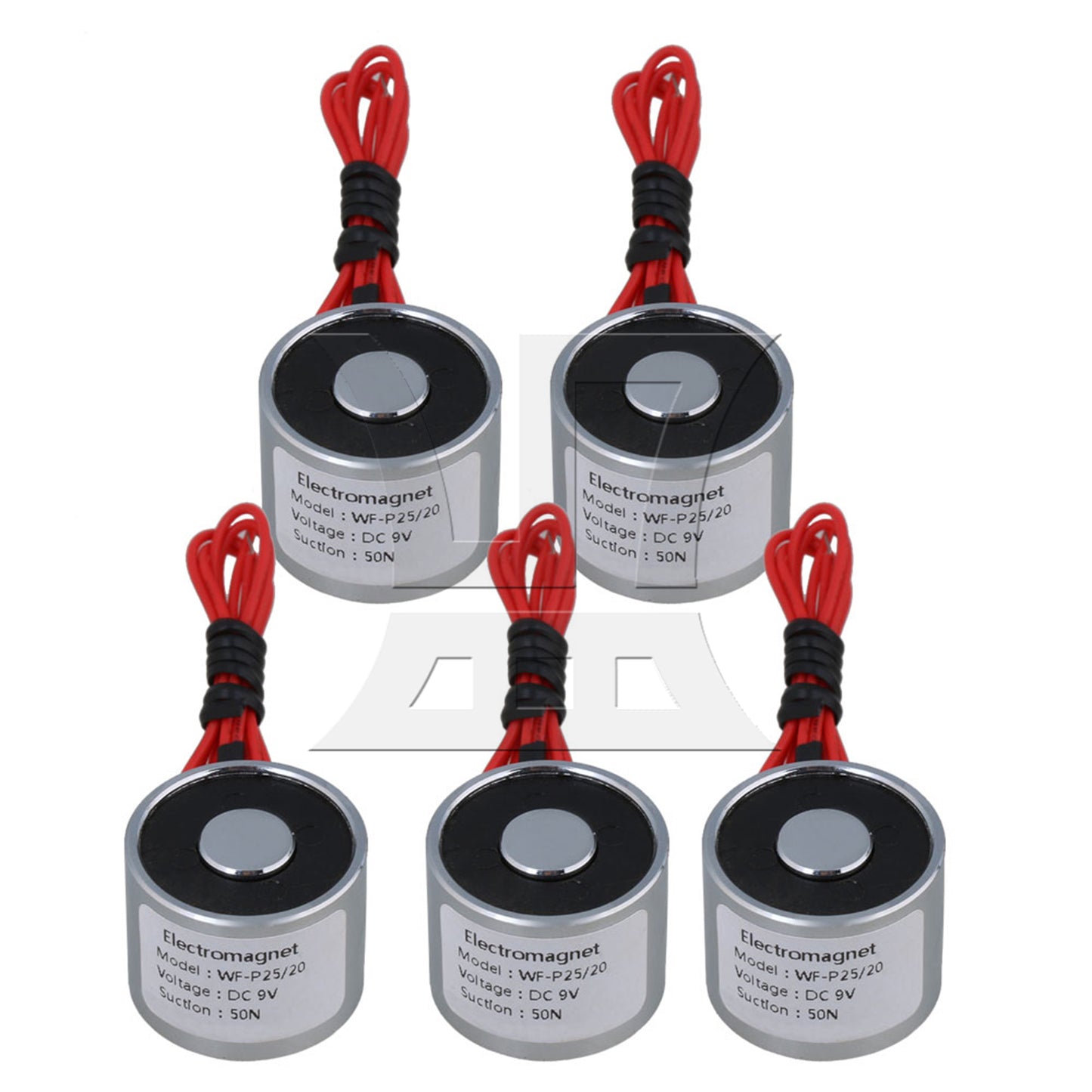 BQLZR DC 9V 50N 0.5A Electric Lifting Magnet Electromagnet Replacement 5kg