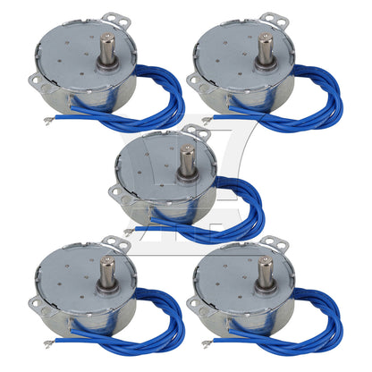 BQLZR 5Piece Turntable Synchronous Synchron Motor 50/60Hz AC110-127V 4W 5-6 RPM