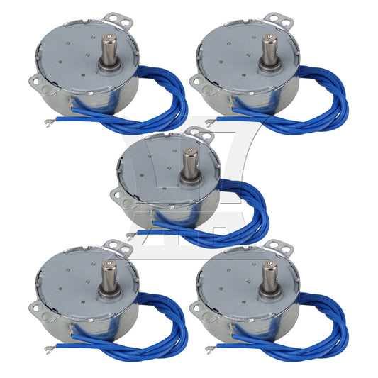 BQLZR 5Piece Turntable Synchronous Synchron Motor 50/60Hz AC110-127V 4W 5-6 RPM