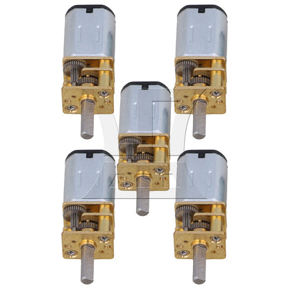 BQLZR High Torque DC 6V 1000RPM Decrease Speed Electric Gearbox Motor 1.2cm