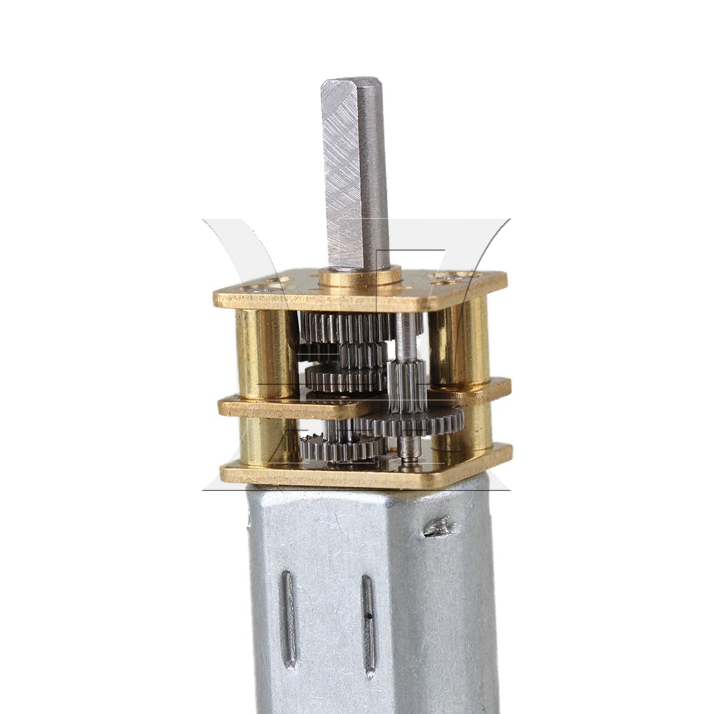 BQLZR Silver 15RPM DC 3V Mini Speed Gearbox Gearwheel Motor