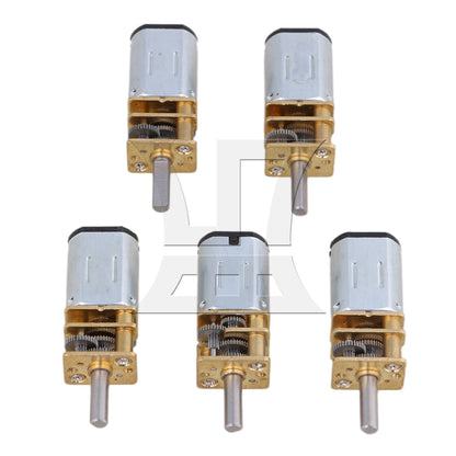 BQLZR Silver 15RPM DC 3V Mini Speed Gearbox Gearwheel Motor