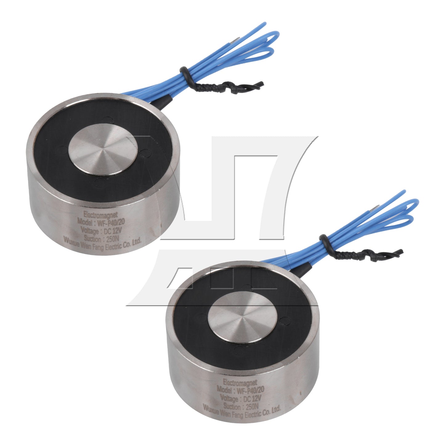 BQLZR  DC 12V Round Electricity Magnet Metal Lifting Suction Tool 25kg 250N