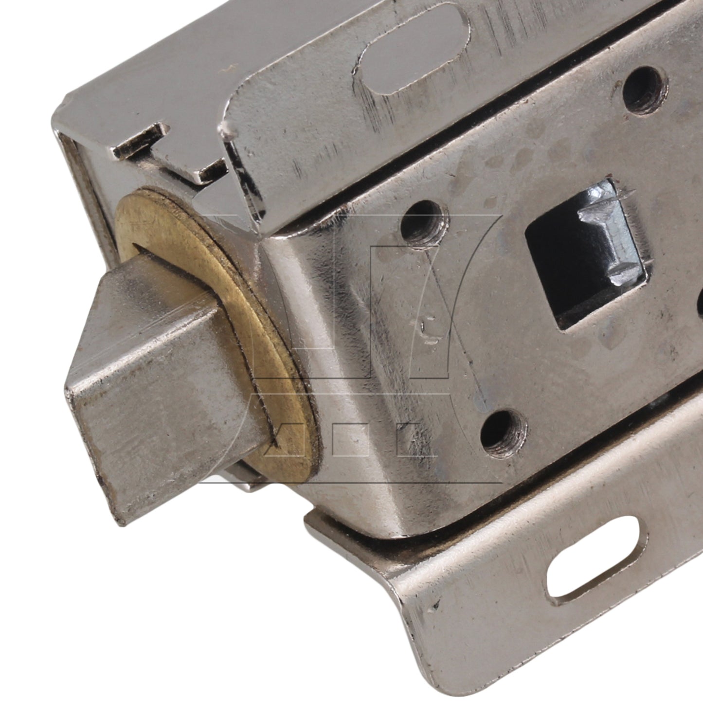 BQLZR Silver 12V Cabinet Locks Cabinet Door Electric Lock Assembly Solenoid