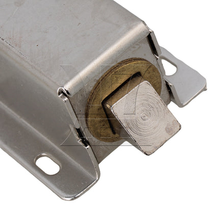 BQLZR Silver 12V Cabinet Locks Cabinet Door Electric Lock Assembly Solenoid