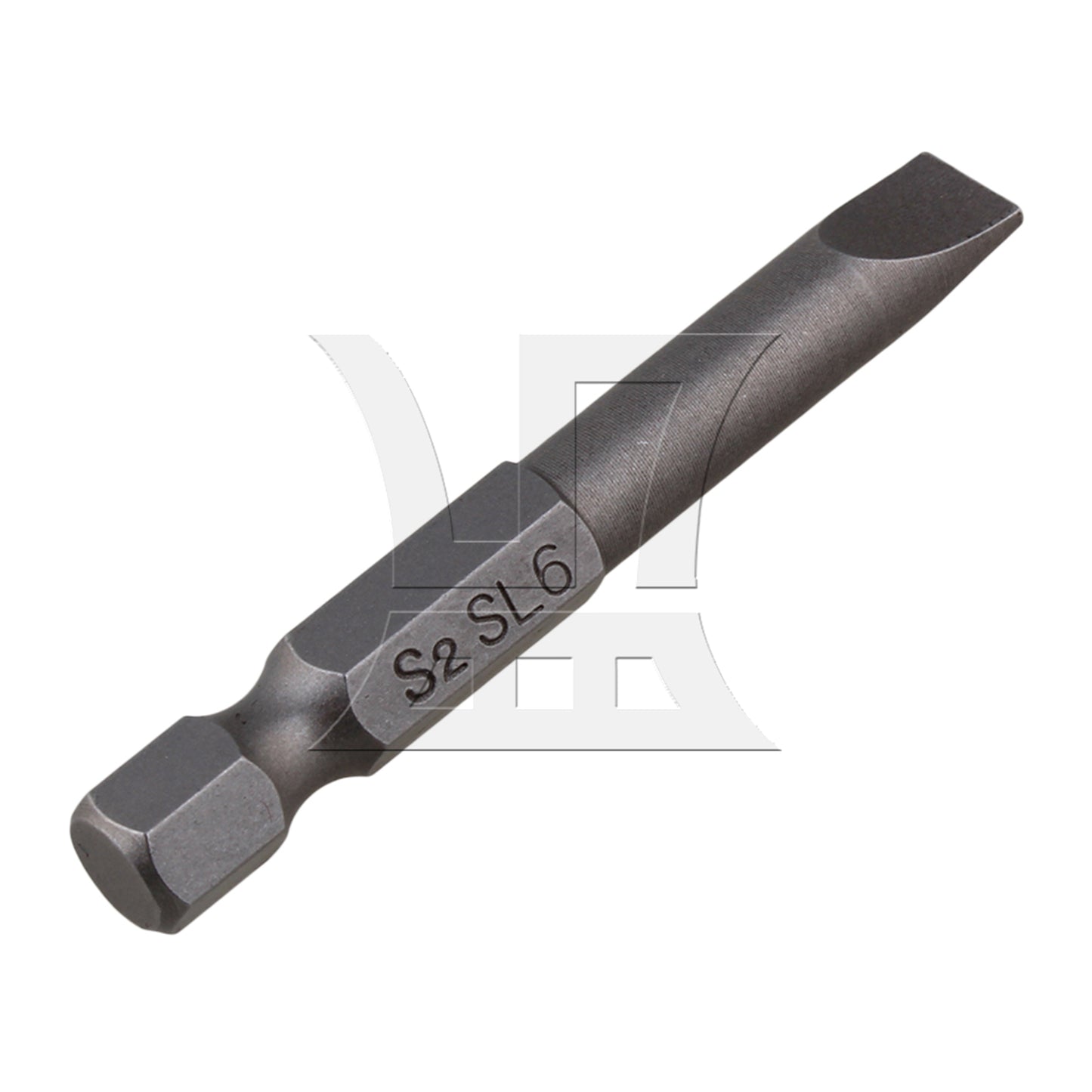 BQLZR 12 Pieces S2 Alloy Steel Hex Handle Flat Head Screwdriver Bits 1/4"