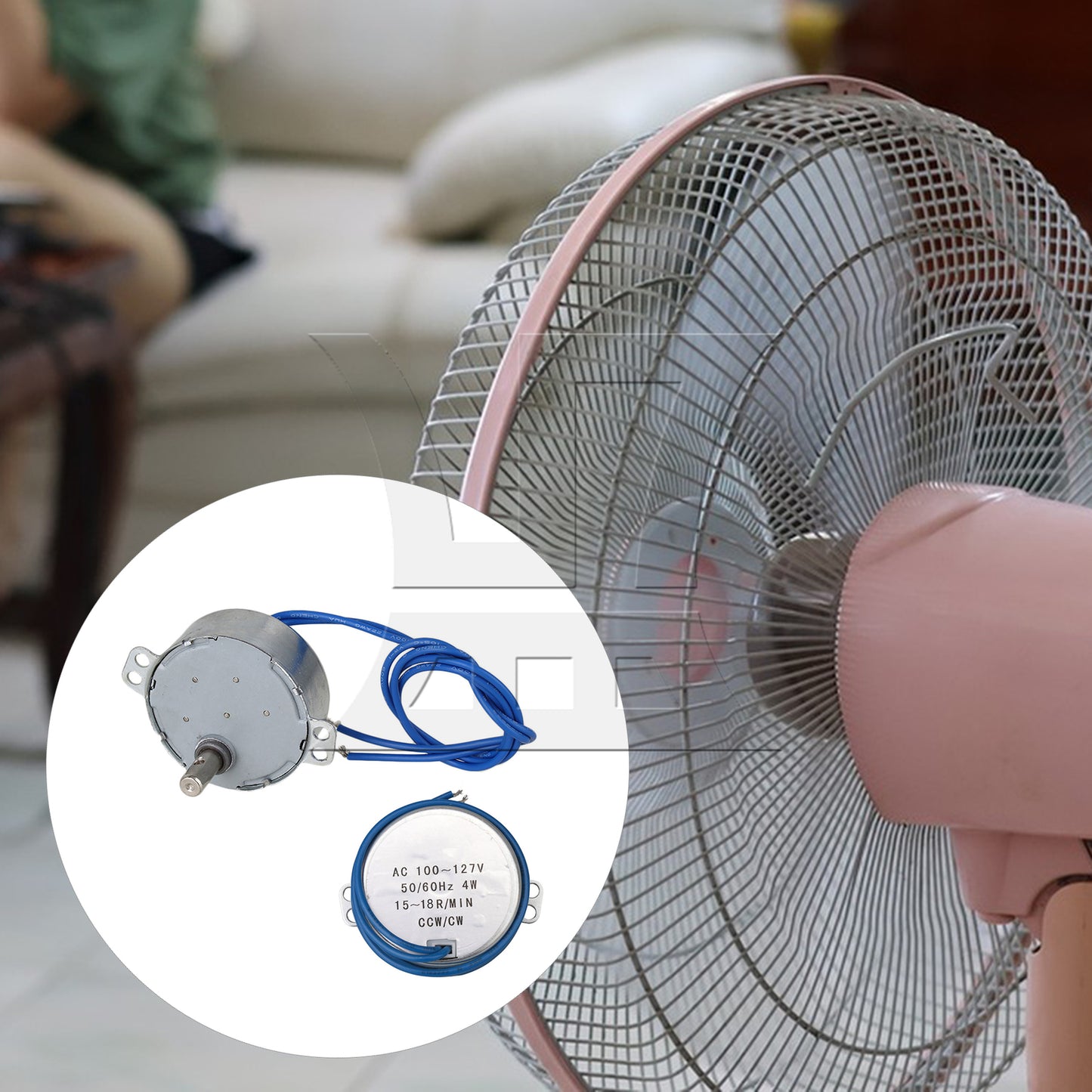 BQLZR AC110V TYC-50 Synchronous Motor for Electric Fan 15-18rpm CW/CCW