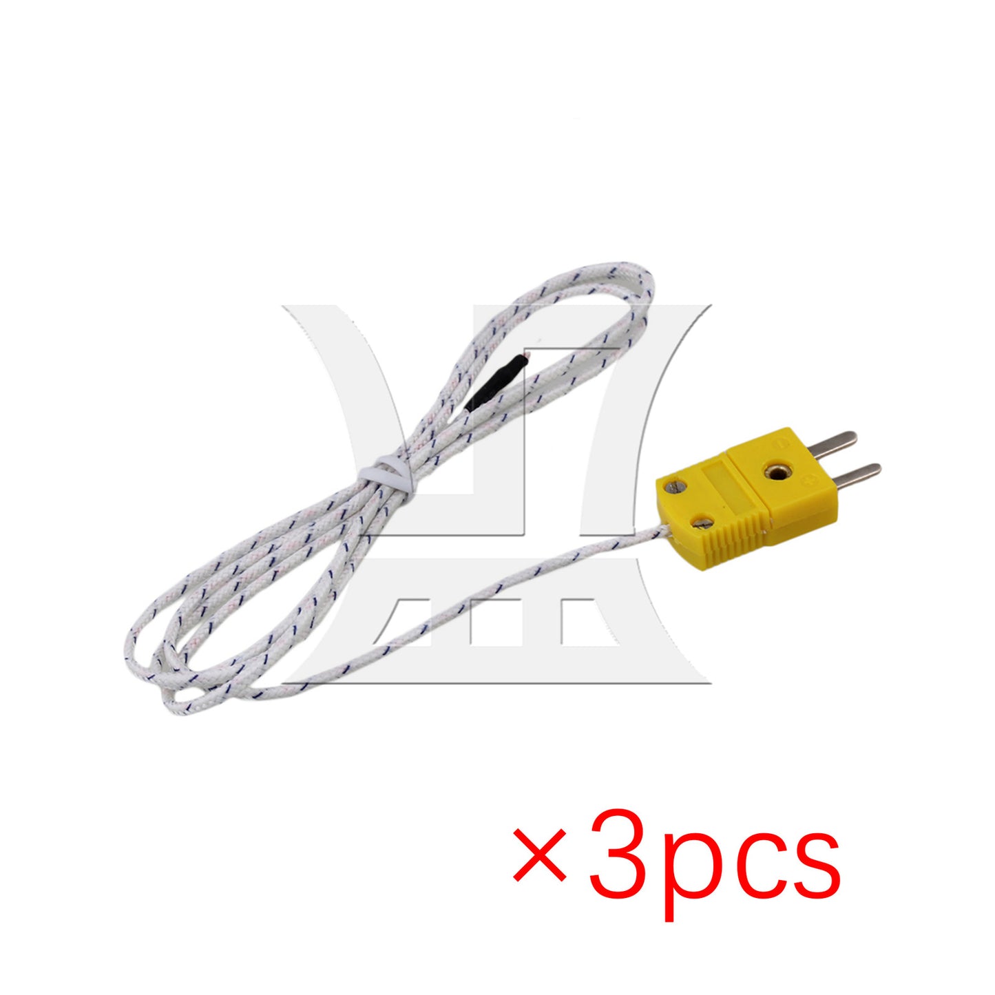BQLZR 3PCS K-type thermocouple temperature measurement cable 1 meter