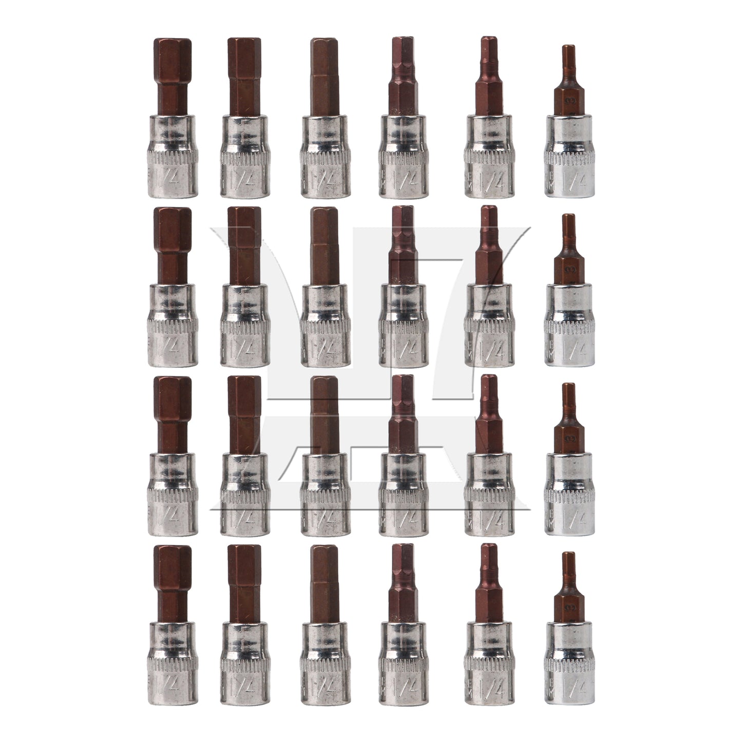 BQLZR S2 Alloy Steel Metric 1/4" Drive Hex Bit Sockets Set for Parbuckle Screw