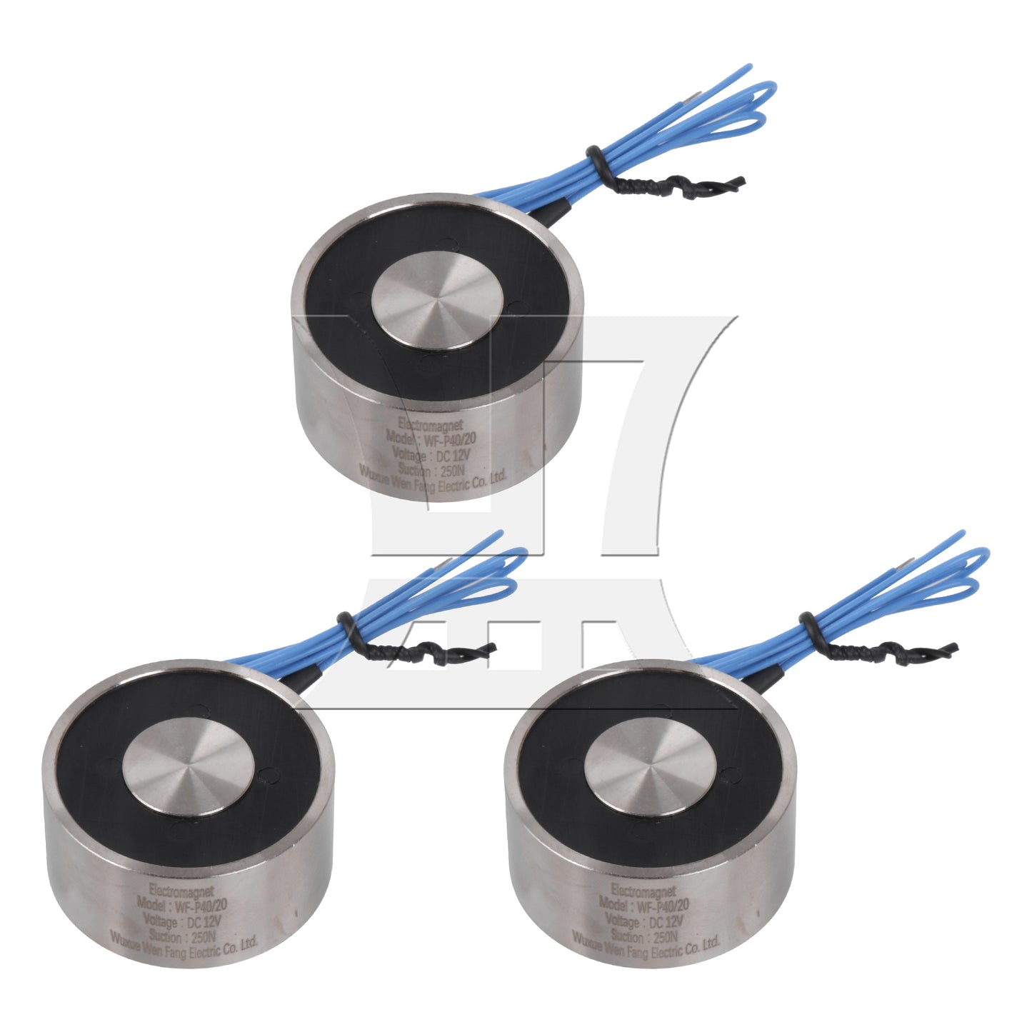BQLZR  DC 12V Round Electricity Magnet Metal Lifting Suction Tool 25kg 250N