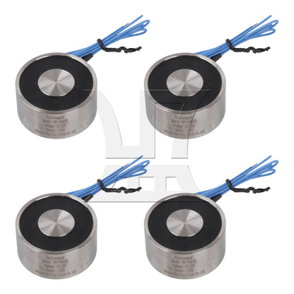 BQLZR  DC 12V Round Electricity Magnet Metal Lifting Suction Tool 25kg 250N